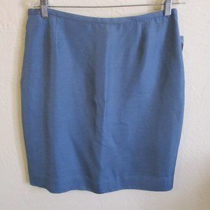 Dana Buchman Skirt Size 14P 14 Petite Silk Blend Straight Pencil NWT